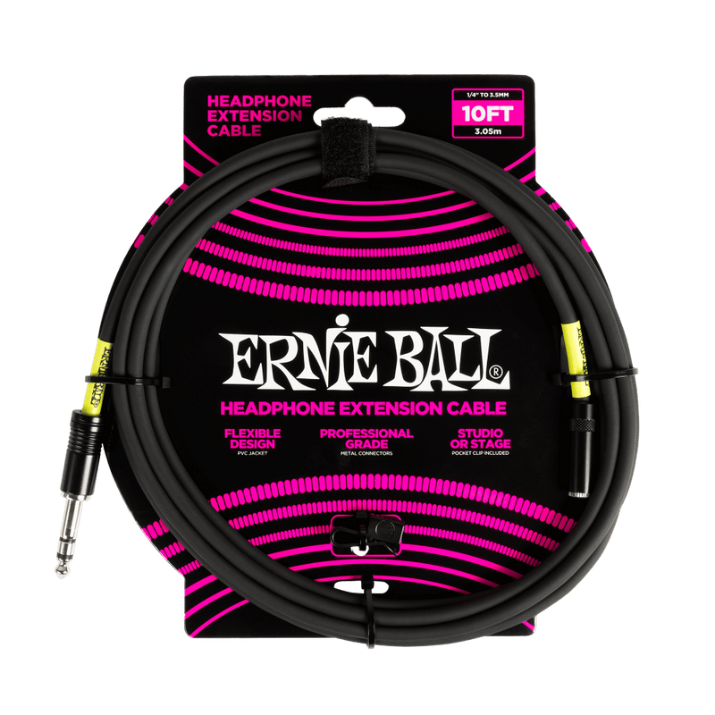 Ernie Ball Headphone Cable 1/4 to 3.5