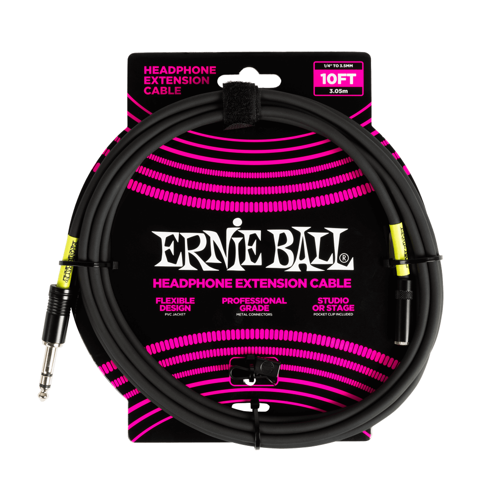 Ernie Ball Headphone Cable 3.5 to 3.5mm