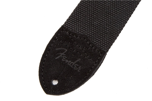 Fender Cotton/Leather Strap Black 2"