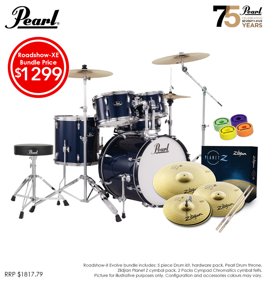 Pearl RS-X 22" 5pcs F/Plus PKG Royal BL