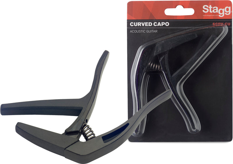 Stagg Trigger Capo Acoustic/Electric Bk