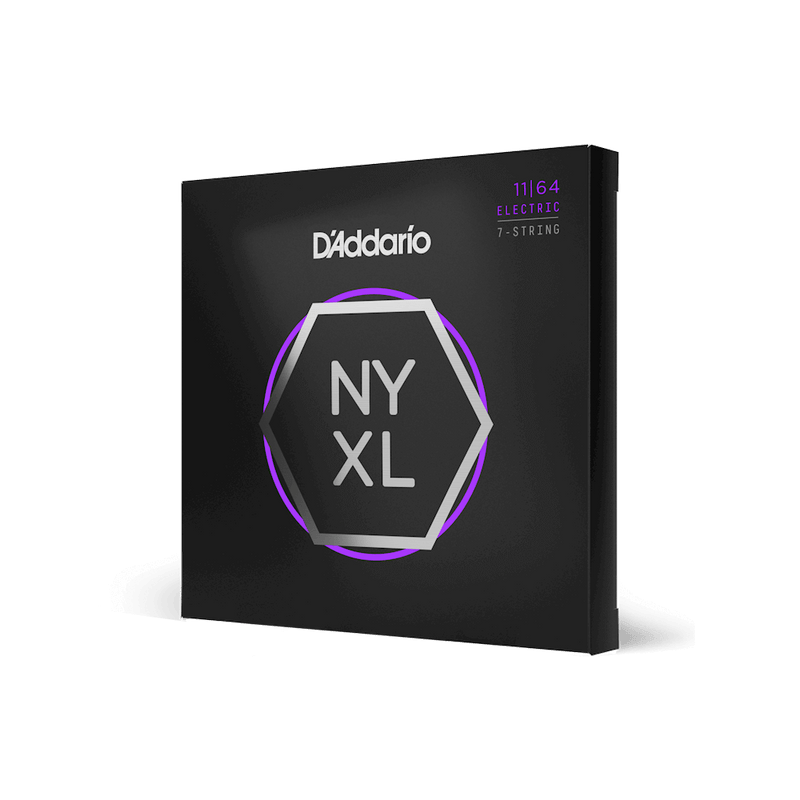 D Addario NYXL 11-64 Med 7 String