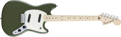 Fender Mustang MN Olive